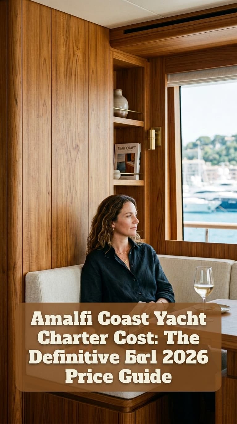 Amalfi Coast Yacht Charter Cost: The Definitive 2026 Price Guide
