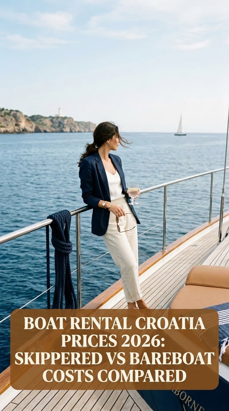Boat Rental Croatia Prices 2026: Skippered vs Bareboat Costs Compared