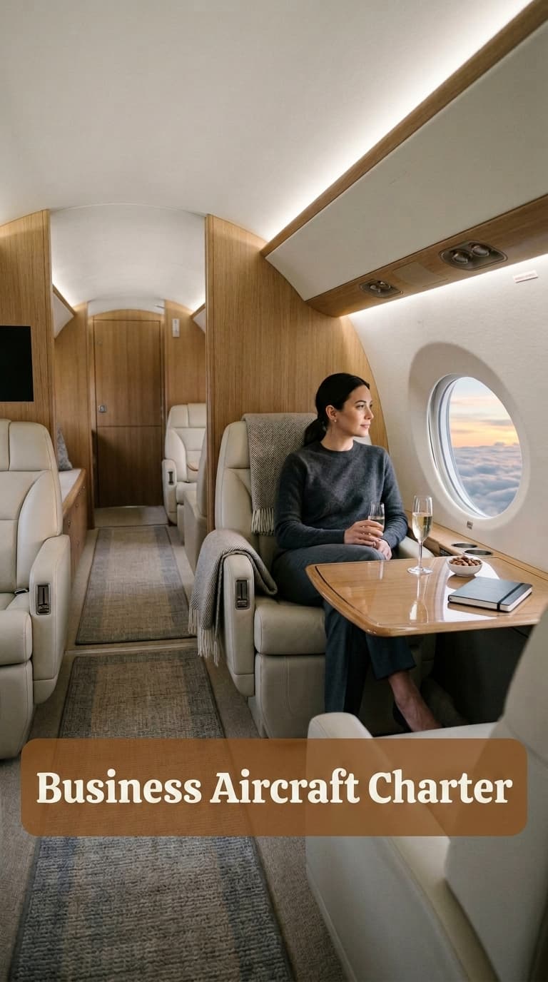 How Business Jet Charters Optimize Passenger Health