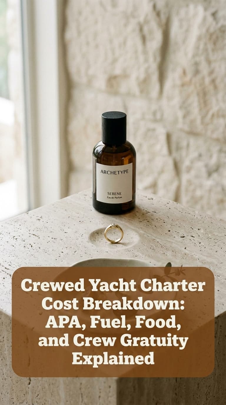 Crewed Yacht Charter Cost Breakdown: APA, Fuel, Food, and Crew Gratuity Explained