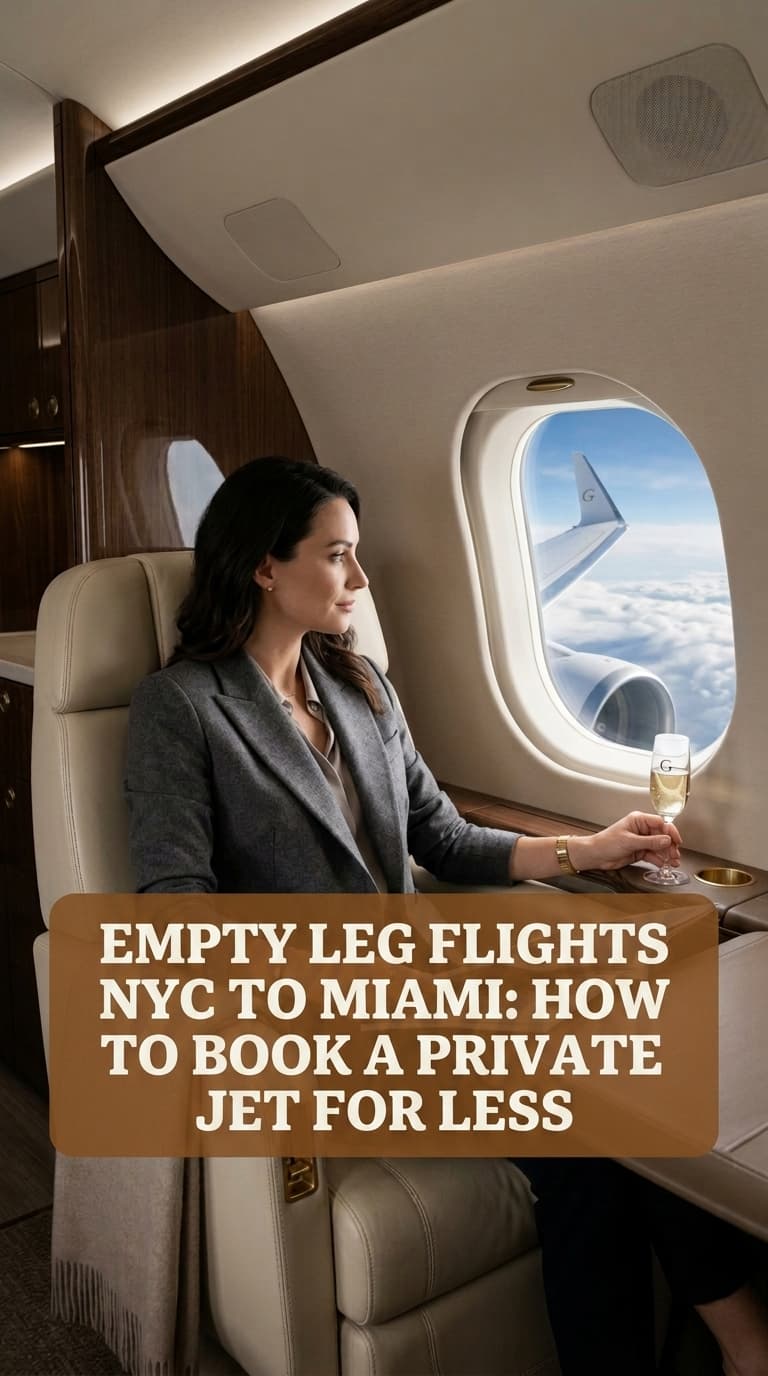 Empty Leg Flights NYC to Miami: How to Book a Private Jet for Less