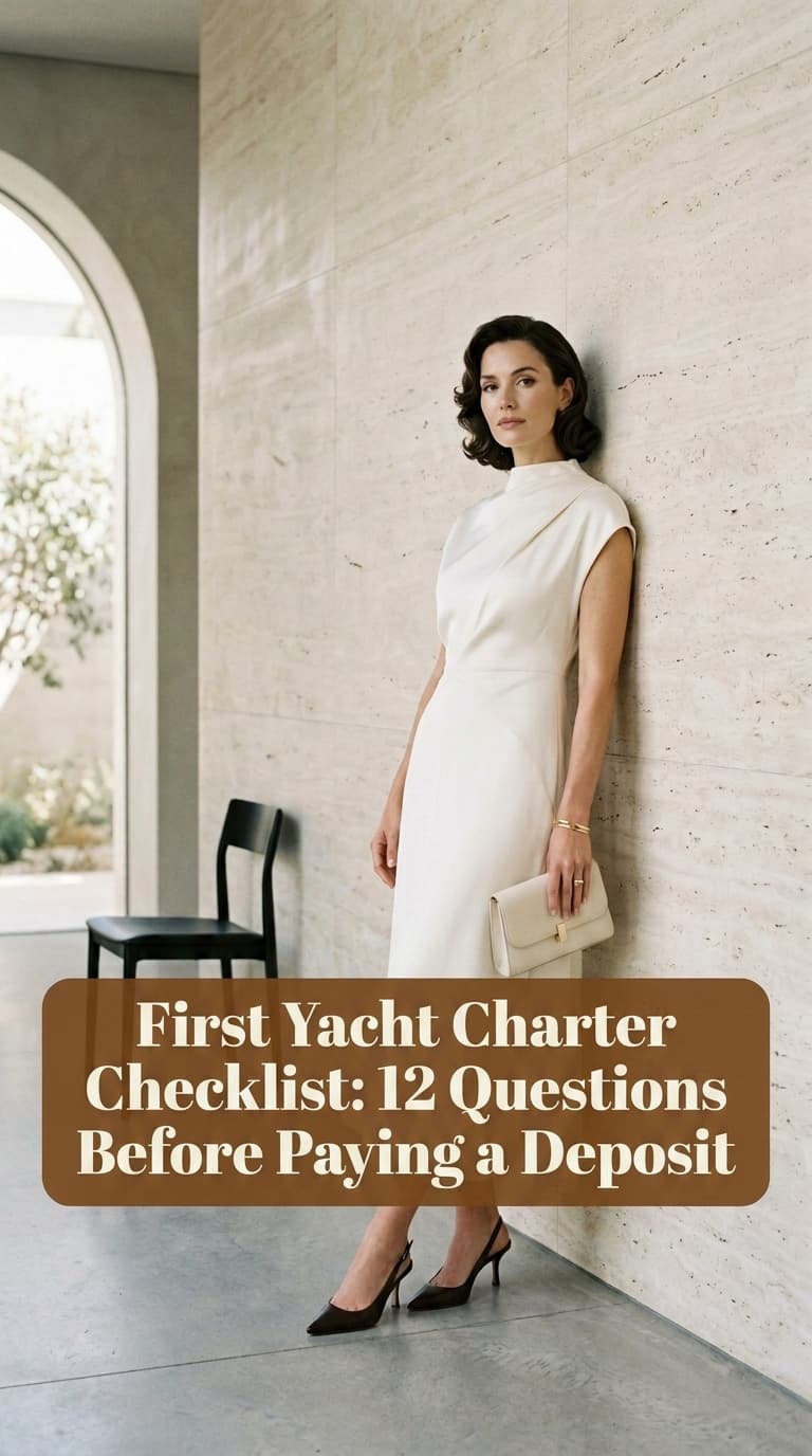 First Yacht Charter Checklist: 12 Questions Before Paying Deposit