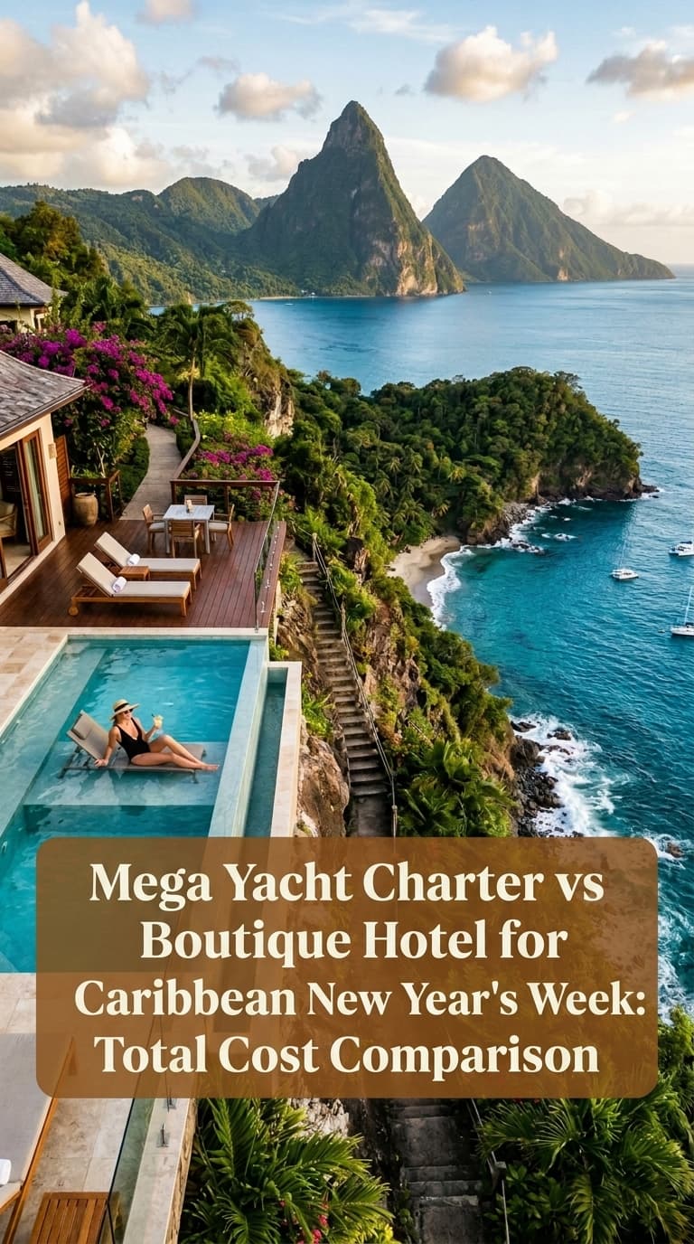 Mega Yacht Charter vs Boutique Hotel: Caribbean NYE Total Cost