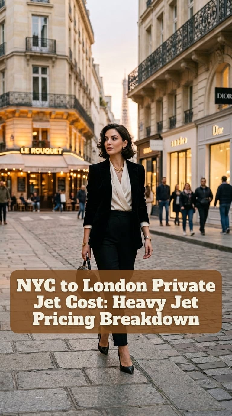 NYC to London Private Jet Cost: Heavy Jet Pricing Breakdown