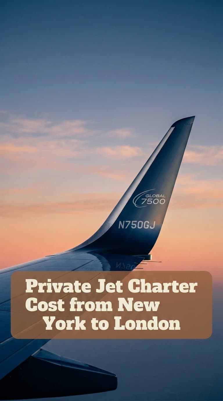 Private Jet Charter Costs from New York to London