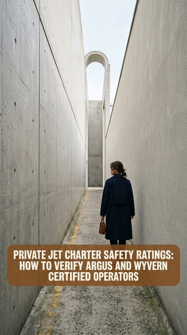 Private Jet Charter Safety Ratings: Verify ARGUS & Wyvern Certified Operators