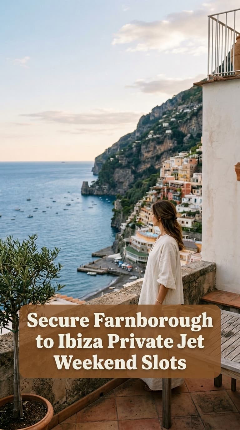 Farnborough to Ibiza Private Jet: Peak Weekend Pricing, Slot Risk, and Luggage Planning