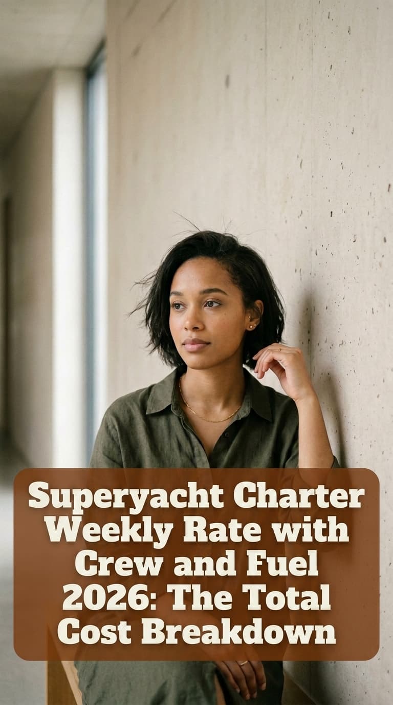 Superyacht Charter Weekly Rate 2026: Crew & Fuel Costs