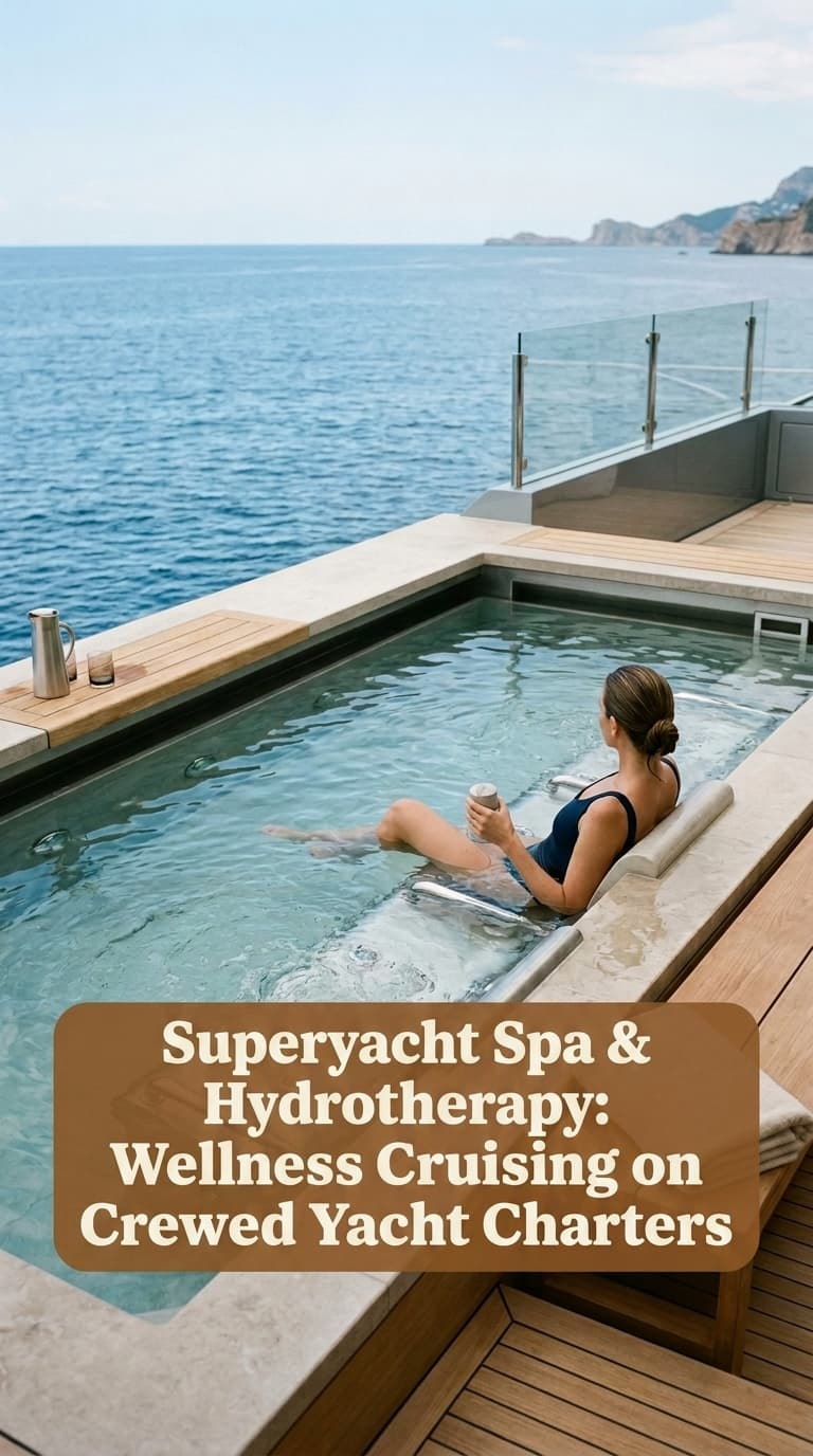 Superyacht Spa & Hydrotherapy: Wellness Cruising on Crewed Yacht Charters