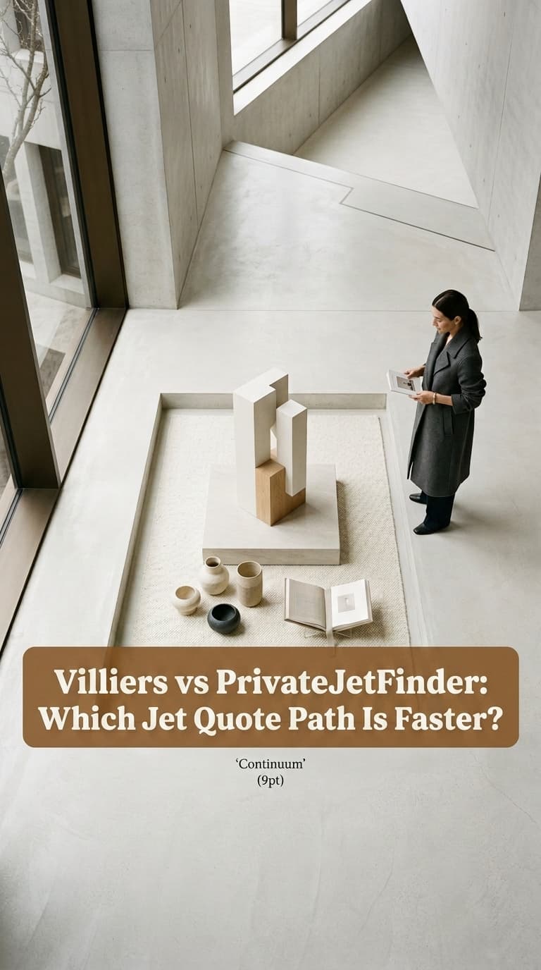 Villiers vs PrivateJetFinder: Which Jet Quote Path Is Faster?
