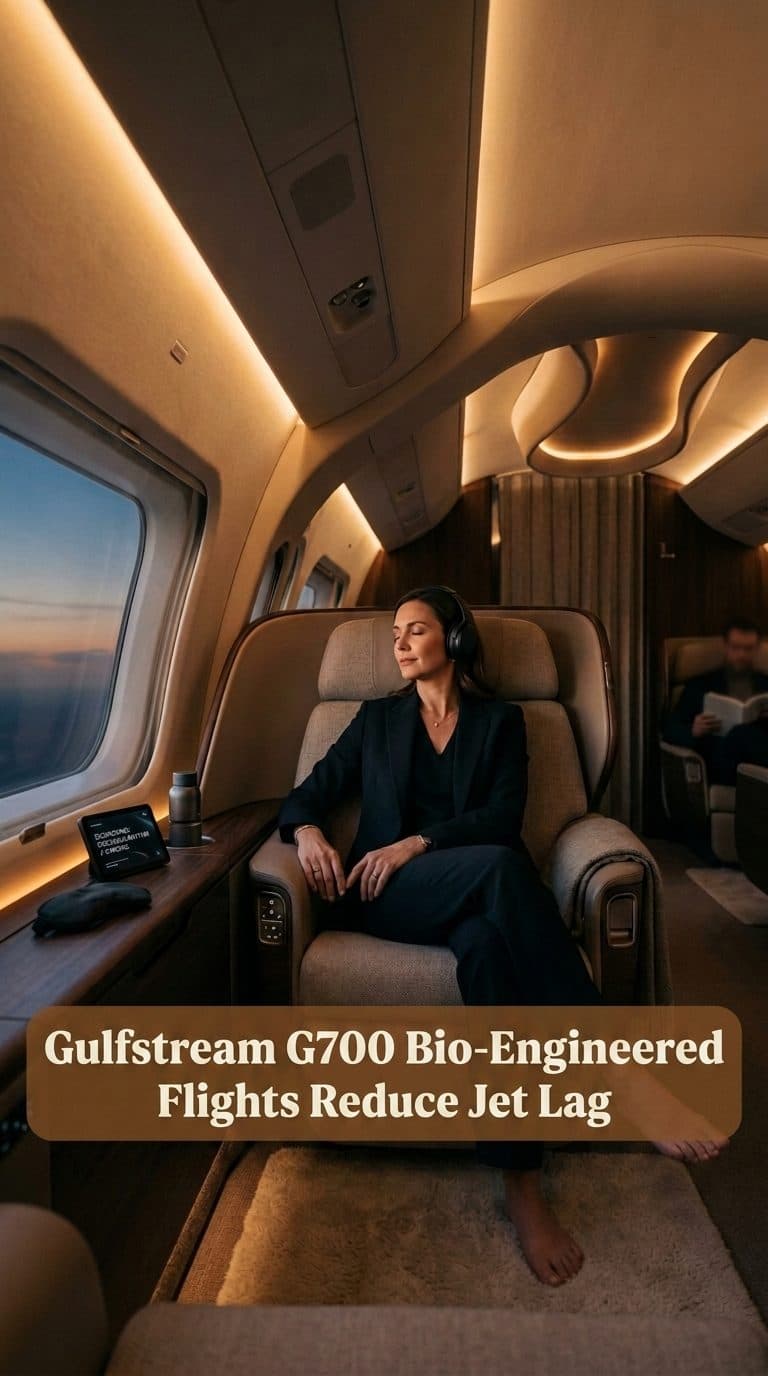 Gulfstream G700 charter: 36-degree wing reduces vibration